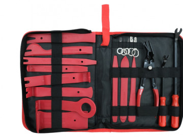 Auto Trim Removal Tool Kit 19 PCS Portable Zipper Bag
