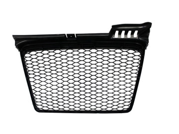 Badgeless Front Grille suitable for Audi A4 B7 (2004-2008) RS4 Matte Black