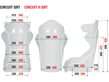 Baket Sparco Circuit QRT Carbon