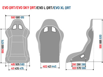Baket Sparco EVO L QRT (carbon shell)