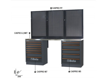 Bancada De Trabalho, A Combinar Com Mobiliário Para Oficina C45PRO - Beta C45PRO BPX-2,0