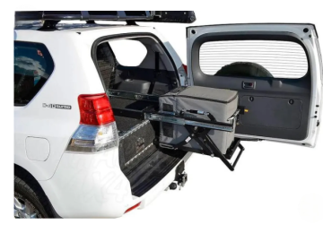 Bandeja deslizante e rebatível OFFROAD para frigorífico