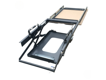 Bandeja deslizante e rebatível OFFROAD para frigorífico