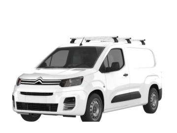 Barra Tejadilho Citroën Berlingo (II) (2008-->2018) CRUZ Alu Cargo AF - 3 barras de alumínio