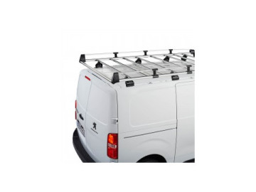 Barra Tejadilho Peugeot Partner L1/Standard (III) (2018-->) Módulo CRUZ Evo Rack Alu - Porta-bagagens em alumínio