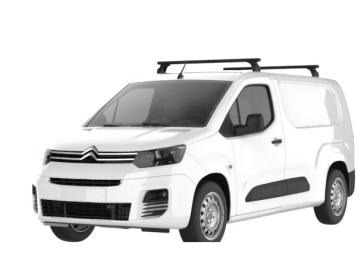 Barra de Tejadilho Citroën Berlingo XL (III) (2018-->) CRUZ Alu Cargo Dark AF - 2 barras de alumínio