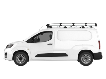 Barra de Tejadilho Fiat Doblo Cargo (II - caja) (2010-->2015) Módulo CRUZ Evo Rack Alu - Porta-bagagens em alumínio