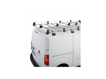 Barra de Tejadilho Fiat Doblo Cargo (II - caja) (2010-->2015) Módulo CRUZ Evo Rack Alu - Porta-bagagens em alumínio