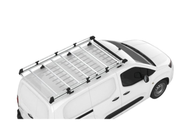 Barra de Tejadilho  Fiat Doblo Maxi (II.2) (2015-->2022) Módulo CRUZ Evo Rack Alu - Porta-bagagens em alumínio