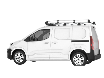 Barra de Tejadilho Opel / Vauxhall Combo (E) (2018-->) Módulo CRUZ Evo Rack - Porta-bagagens em aço