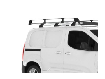 Barra de Tejadilho Opel / Vauxhall Combo (E) (2018-->) Módulo CRUZ Evo Rack - Porta-bagagens em aço