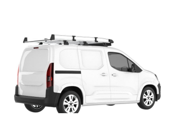 Barra de Tejadilho Opel / Vauxhall Combo (E) (2018-->) Módulo CRUZ Evo Rack - Porta-bagagens em aço