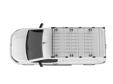 Barra de Tejadilho Opel / Vauxhall Combo L1H1 (D) (2012-->2018) Módulo CRUZ Evo Rack Alu - Porta-bagagens em alumínio