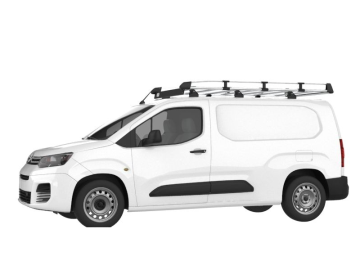 Barra de Tejadilho Opel / Vauxhall Combo L2H1 (D) (2012-->2018) Módulo CRUZ Evo Rack Alu - Porta-bagagens em alumínio