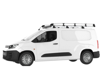 Barra de Tejadilho Opel / Vauxhall Combo XL (E) (2018-->) Módulo CRUZ Evo Rack Alu - Porta-bagagens em alumínio