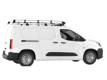 Barra de Tejadilho Opel / Vauxhall Combo XL (E) (2018-->) Módulo CRUZ Evo Rack Alu - Porta-bagagens em alumínio