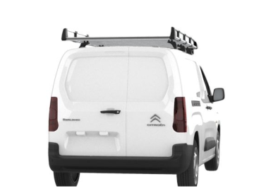 Barra de Tejadilho  Renault Kangoo Compact / L0 (II.2 - portas traseiras) (2014-->2021) Módulo CRUZ Evo Rack Alu - Porta-bagagens em alumínio