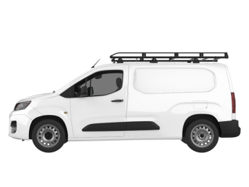 Barra de Tejadilho Renault Kangoo Compact / L0 (II.2 - portas traseiras) (2014-->2021) Módulo CRUZ Evo Rack - Porta-bagagens em aço