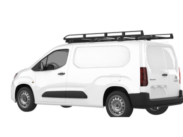 Barra de Tejadilho Renault Kangoo Compact / L0 (II.2 - portas traseiras) (2014-->2021) Módulo CRUZ Evo Rack - Porta-bagagens em aço