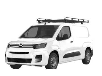 Barra de Tejadilho Renault Kangoo Compact / L0 (II.2 - portas traseiras) (2014-->2021) Módulo CRUZ Evo Rack - Porta-bagagens em aço