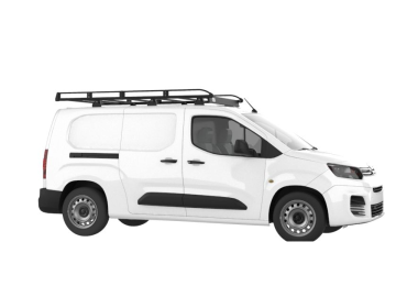 Barra de Tejadilho Renault Kangoo Compact / L0 (II.2 - portas traseiras) (2014-->2021) Módulo CRUZ Evo Rack - Porta-bagagens em aço