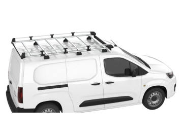 Barra de Tejadilho Renault Kangoo Maxi (II) (2010-->2014) Módulo CRUZ Evo Rack Alu - Porta-bagagens em alumínio