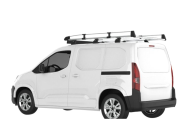 Barra de Tejadilho Renault Kangoo Maxi (III - portas traseiras) (2021-->) Módulo CRUZ Evo Rack Alu - Porta-bagagens em alumínio