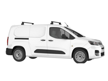 Barra de Tejadilho Renault Kangoo Maxi / L2 (II.2 - portas traseiras) (2014-->2021) CRUZ Alu Cargo AF - 2 barras de alumínio