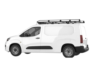 Barra de Tejadilho Renault Kangoo Maxi / L2 (II.2 - portas traseiras) (2014-->2021) Módulo CRUZ Evo Rack - Porta-bagagens em aço