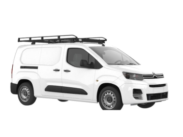 Barra de Tejadilho Renault Kangoo Maxi / L2 (II.2 - portas traseiras) (2014-->2021) Módulo CRUZ Evo Rack - Porta-bagagens em aço