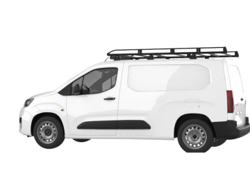 Barra de Tejadilho Renault Kangoo Van (II - portas traseiras) (2008-->2014) Módulo CRUZ Evo Rack - Porta-bagagens em aço