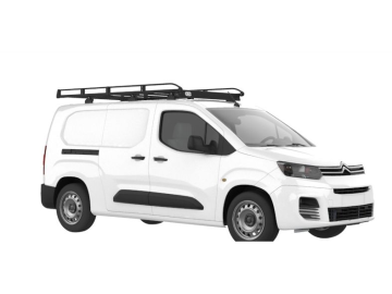 Barra de Tejadilho Renault Kangoo Van (II - portas traseiras) (2008-->2014) Módulo CRUZ Evo Rack - Porta-bagagens em aço