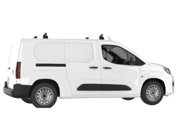 Barra de Tejadilho Renault Kangoo Van / L1 (II.2 - portas traseiras) (2014-->2021) CRUZ Alu Cargo AF - 2 barras de alumínio