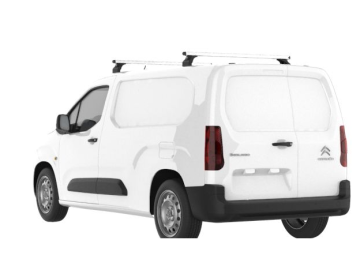 Barra de Tejadilho Renault Kangoo Van / L1 (II.2 - portas traseiras) (2014-->2021) CRUZ Alu Cargo AF - 2 barras de alumínio