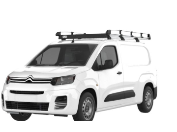 Barra de Tejadilho Renault Kangoo Van / L1 (II.2 - portas traseiras) (2014-->2021) Módulo CRUZ Evo Rack Alu - Porta-bagagens em alumínio