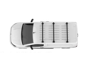 Barra de Tejadilho Volkswagen Caddy Maxi (III.2) (2011-->2015) CRUZ Alu Cargo Dark AF - 3 barras de alumínio