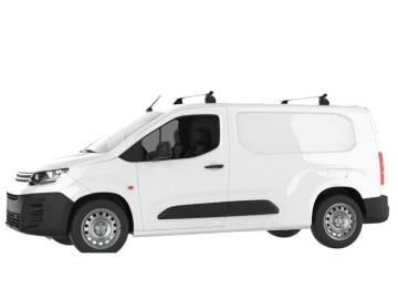 Barra de Tejadilhos Opel / Vauxhall Combo XL (E) (2018-->) CRUZ Alu Cargo AF - 2 barras de alumínio