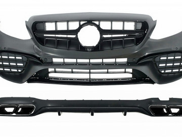 Body Kit Exterior suitable for Mercedes E-Class W213 (2016-2019) E63 Design Exhaust Muffler tips