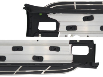 Body Kit Skid Plates Bumper Guards with Running Boards Side Steps Off Road suitable for Porsche Cayenne 958 (2010-2014)