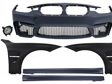 Body Kit suitable for BMW 3 Series F30 F31 (2011-up) Bumper with Front Fenders and Side Skirts M3 Design