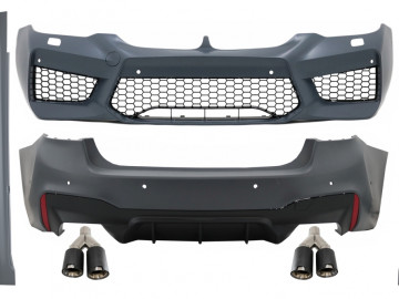 Body Kit suitable for BMW 5 Series G30 (2017-2019) M5 Design Exhaust Muffler Tips Carbon Fiber