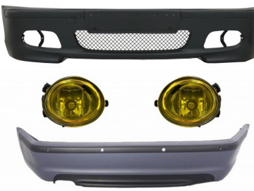 Body Kit suitable for BMW E46 Sedan (1998-2004) Bumper With PDC and Fog Lights Yellow M-Technik Design