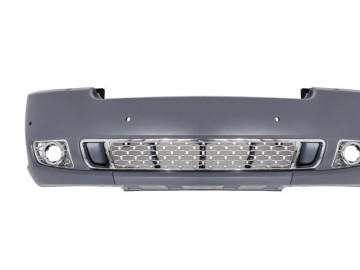 Body Kit suitable for Land Range Rover Vogue L322 (2002-2012) Black Silver Grille Edition Autobiography Design