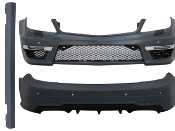 Body Kit suitable for Mercedes C-Class W204 (2007-2015) C63 Facelift Design