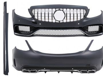 Body Kit suitable for Mercedes C-Class W205 Sedan (2014-2018) GT-R Design