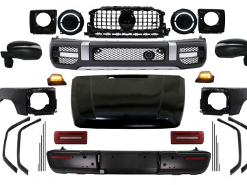 Body Kit suitable for Mercedes G-Class W463 (2008-2017) Conversion to 2018 G63 Design