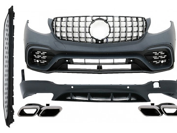 Body Kit suitable for Mercedes GLC SUV X253 (2015-07.2019) GLC63 Design with Running Boards