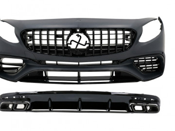 Body Kit suitable for Mercedes S-Class Coupe C217 Sport Line (2015-2021) S63 Design All Black