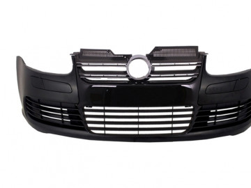 Body Kit suitable for VW Golf 5 (2005-2007) R32 Design Exhaust System Front Bumper Piano Black