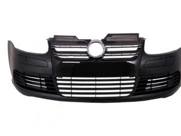 Body Kit suitable for VW Golf 5 V R32 Piano Glossy Black Grill (2003-2007) With Complete Exhaust System